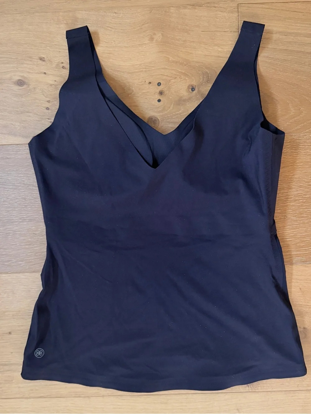 NWOT Honeylove LiftWear Smoothing Tank Built-In Bra Shapewear Black Snatched M